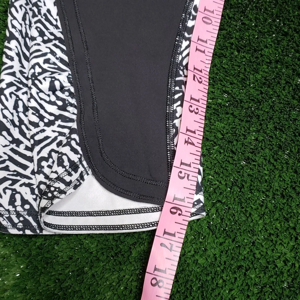 Lululemon Womens Run Top Speed Cropped Leggings Size 4 Fitness Yoga Stretchy